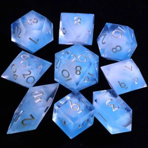 9 polyedrische Würfel DD-Sets Cloud Wanderer