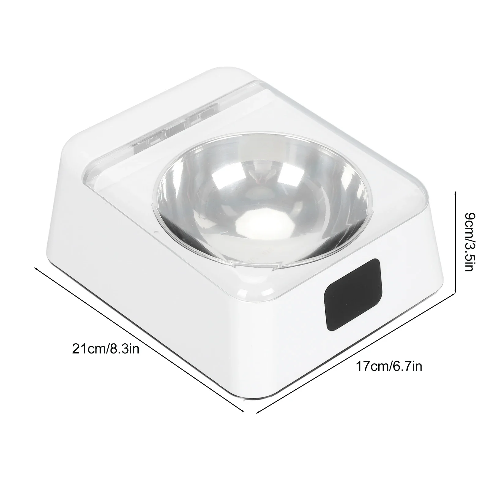 Automatic Cat Feeder With Infrared Sensor Cover Removable Bowl Battery Powered Intelligent Automatic Opening Lid Dog Feeder Automatic Cat Feeder With Infrared Sensor Cover Removable Bowl Battery Powered Intelligent Automatic Opening Lid Dog Feeder - Image 4