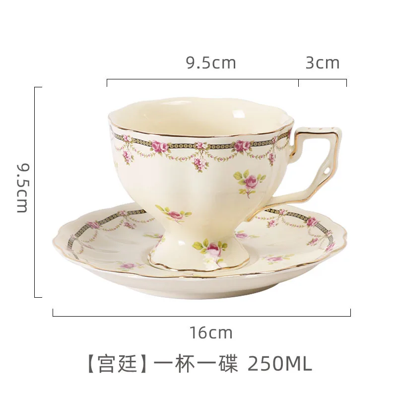 Französisches Vintage-Keramik-Teeservice, Teekanne &Amp; Tassen Mit Untertassen In Goldverzierung, Königliches Nachmittagstee-Set, Kaffeeservice, Elegantes Geschenk Französisches Vintage-Keramik-Teeservice, Teekanne &Amp; Tassen Mit Untertassen In Goldverzierung, Königliches Nachmittagstee-Set, Kaffeeservice, Elegantes Geschenk - Image 4