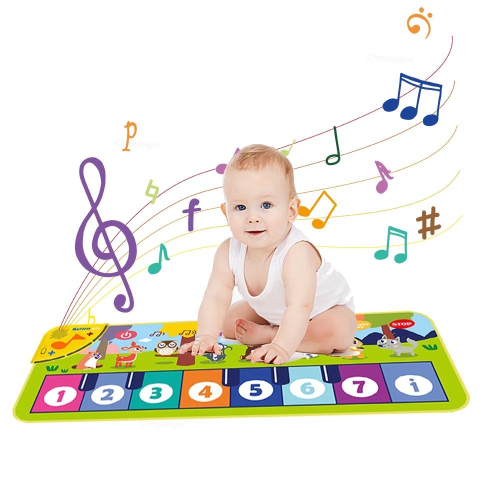 Piano Mat For Kids Kids Toddlers Floor Keyboard Dance Mat Baby Fitness Play Musical Carpet Music Instrument Toys Girl Boy Gift Piano Mat For Kids Kids Toddlers Floor Keyboard Dance Mat Baby Fitness Play Musical Carpet Music Instrument Toys Girl Boy Gift - Image 3