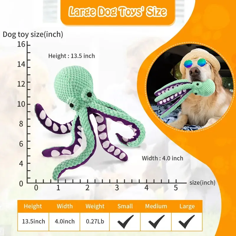 Haustier Plüsch Spielzeug Katze Hund Stimme Octopus Shell Puzzle Spielzeug Biss Beständig Interaktive Haustier Hund Zähne Reinigung Kauen Spielzeug Pet Liefert Haustier Plüsch Spielzeug Katze Hund Stimme Octopus Shell Puzzle Spielzeug Biss Beständig Interaktive Haustier Hund Zähne Reinigung Kauen Spielzeug Pet Liefert - Image 5