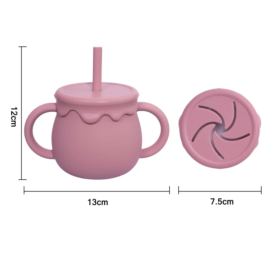 Baby Fütterung Tassen Tragbare Drink Schnabeltasse Feste Lebensmittel Behälter Snack Tasse Kleinkinder Lernen Tassen Neugeborenen Liefert Baby Fütterung Tassen Tragbare Drink Schnabeltasse Feste Lebensmittel Behälter Snack Tasse Kleinkinder Lernen Tassen Neugeborenen Liefert - Image 6