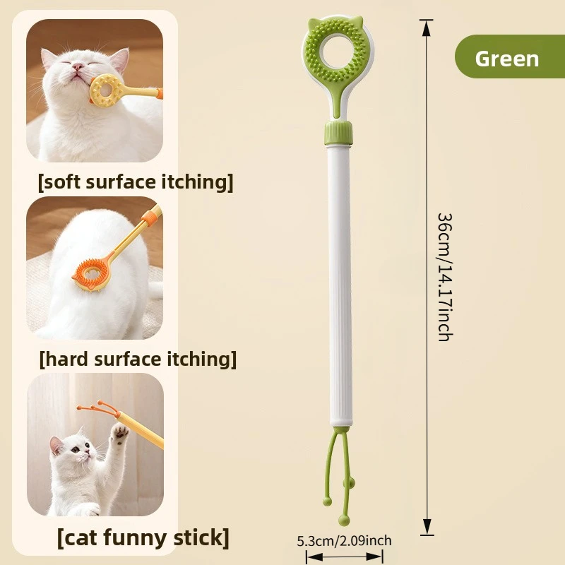 3-In-1 Katzenkratzbaum Mit Massagestab Und Fellbürste 3-In-1 Katzenkratzbaum Mit Massagestab Und Fellbürste - Image 7