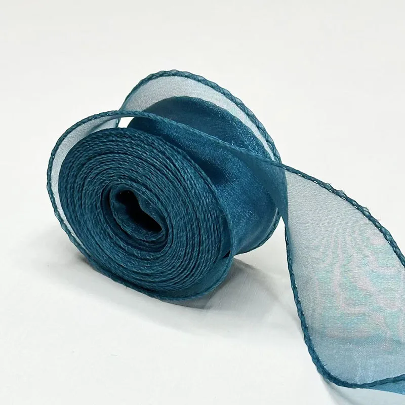 40Mm 10 Yards Fischschwanz-Organzaband, Reflektierendes, Irisierendes Band Mit Gewelltem Rand Für Geschenkverpackungen, Diy-Schleifen, Blumensträuße, Voile-Bänder 40Mm 10 Yards Fischschwanz-Organzaband, Reflektierendes, Irisierendes Band Mit Gewelltem Rand Für Geschenkverpackungen, Diy-Schleifen, Blumensträuße, Voile-Bänder - Image 7