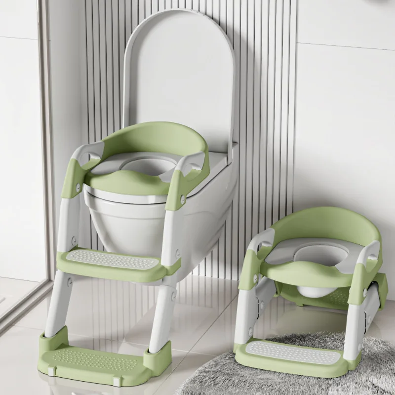 Kids Toilet Step Stool Potty Training Seat With Ladder Boys Girls Baby Toilet Seat Adjustable Step-On Stool For Adult Toilet Kids Toilet Step Stool Potty Training Seat With Ladder Boys Girls Baby Toilet Seat Adjustable Step-On Stool For Adult Toilet - Image 6