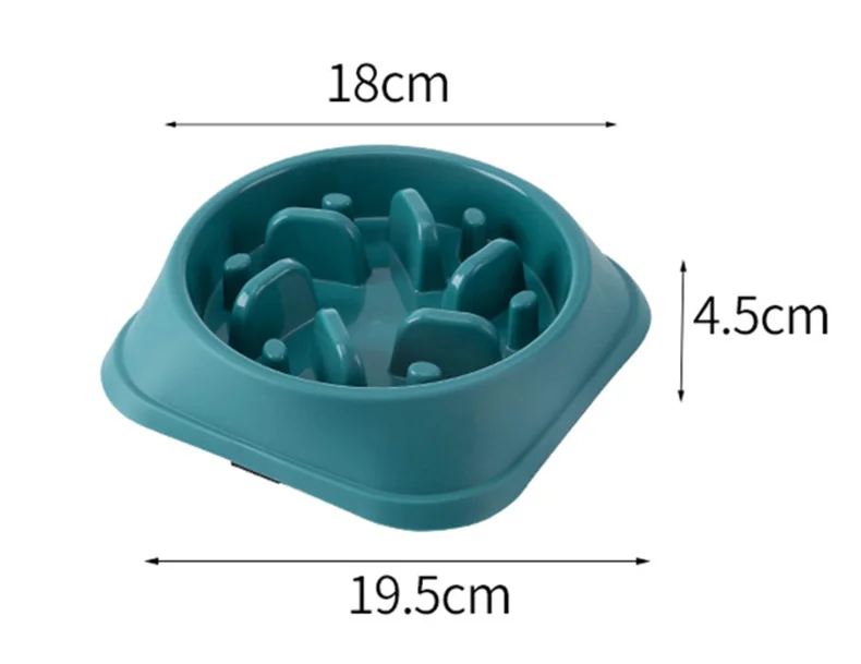 Pet Cat Slow Food Bowl Fat Help Healthy Round Anti-Choking Thickened And Non-Slip Multiple Colors Shapes Pet Cat Slow Food Bowl Fat Help Healthy Round Anti-Choking Thickened And Non-Slip Multiple Colors Shapes - Image 34