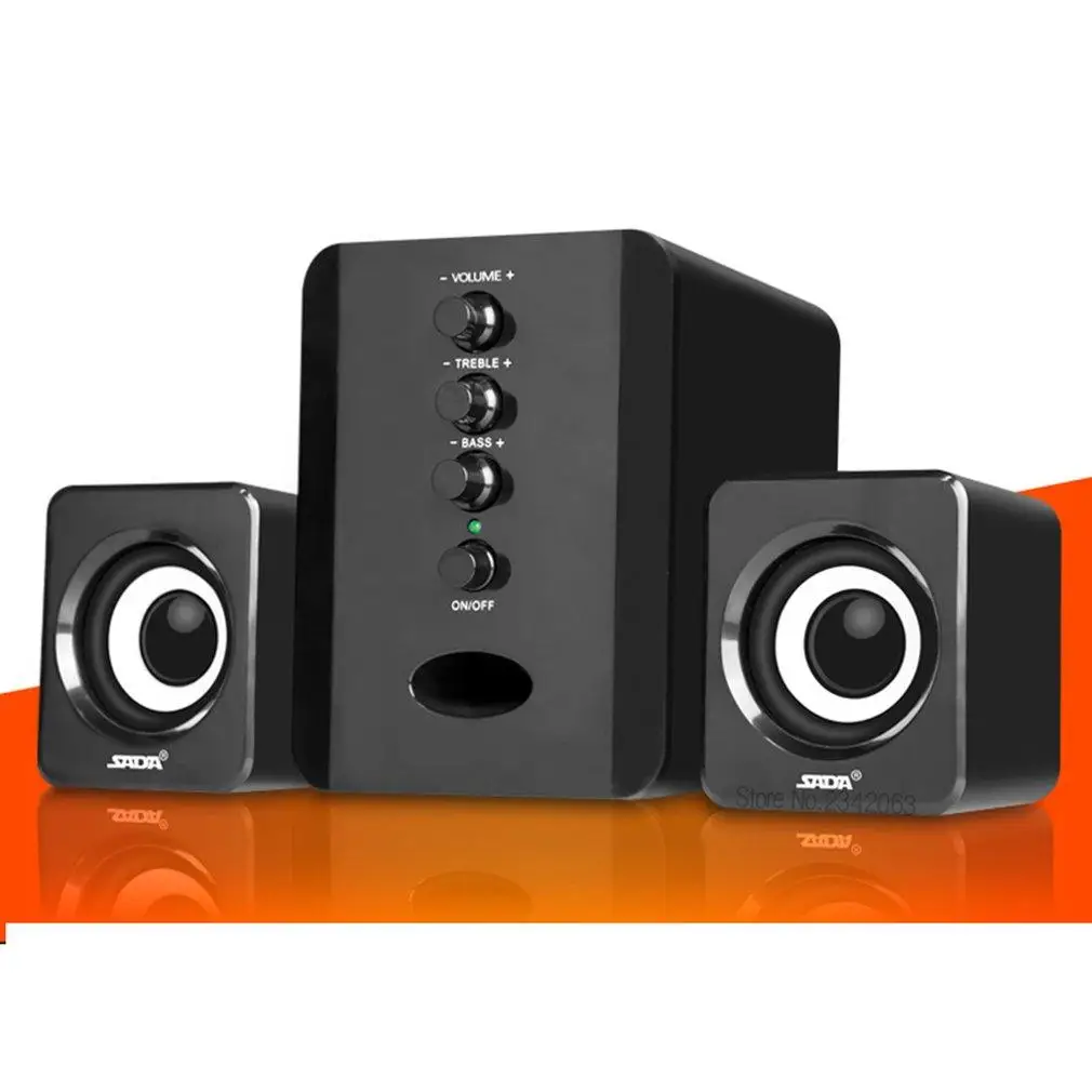 2.1 Pc-Lautsprecher Mit Bluetooth – Subwoofer, 3,5-Mm-Aux, Fm-Radio, Tf-Karte &Amp; Usb Für Musik Und Computer 2.1 Pc-Lautsprecher Mit Bluetooth – Subwoofer, 3,5-Mm-Aux, Fm-Radio, Tf-Karte &Amp; Usb Für Musik Und Computer - Image 4