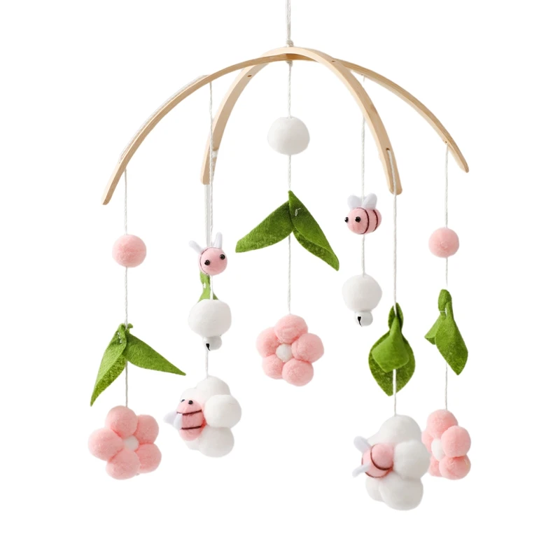 Babymobile Mit Holzrasseln, Weichen Filz-Tierfiguren, Musikbox Und Hängespielzeug Für Neugeborene – Babygeschenke Babymobile Mit Holzrasseln, Weichen Filz-Tierfiguren, Musikbox Und Hängespielzeug Für Neugeborene – Babygeschenke - Image 33