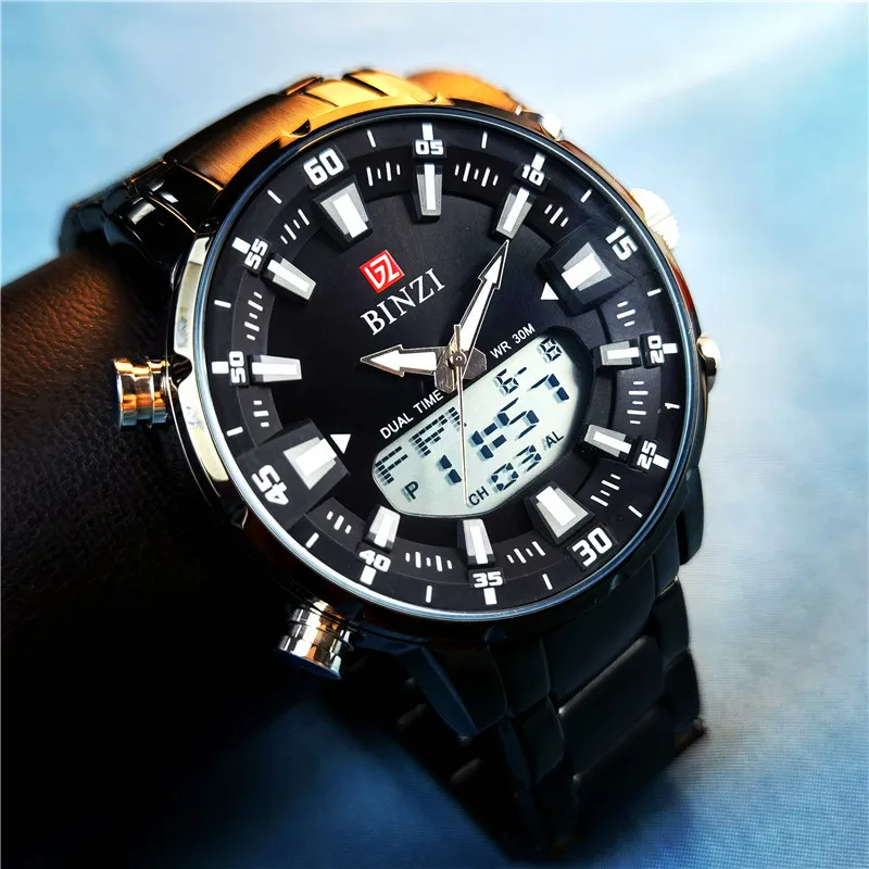 Top Marke Luxus Goldene Herren Quarz Chronograph Uhren Männer Sport Wasserdichte Mann Armbanduhr Männliche Uhr Relogio Masculino 2024 Top Marke Luxus Goldene Herren Quarz Chronograph Uhren Männer Sport Wasserdichte Mann Armbanduhr Männliche Uhr Relogio Masculino 2024 - Image 2