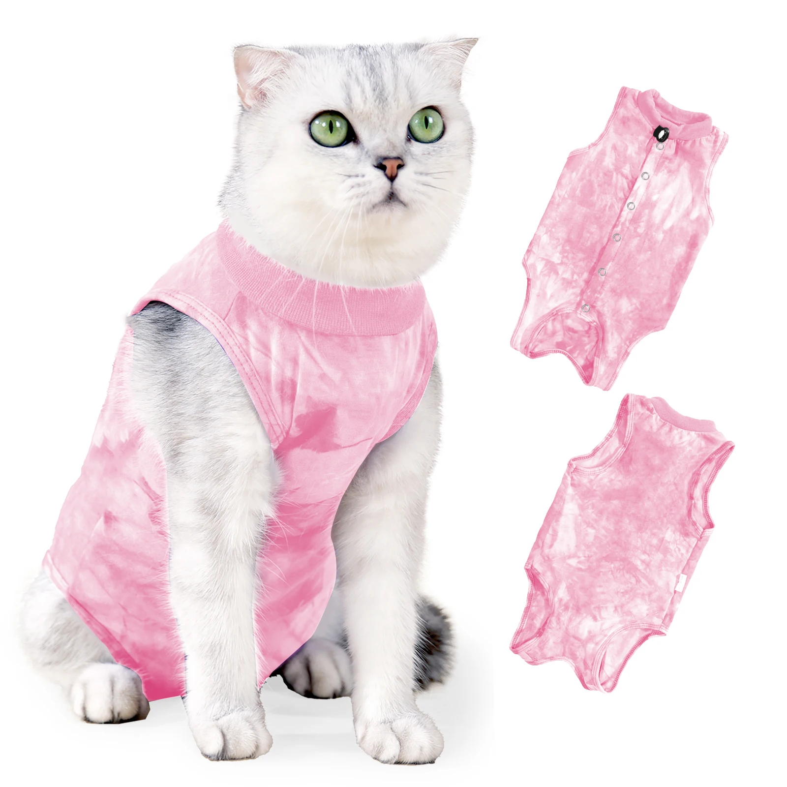 Katzen Sterilisation Weste Für Kleine Mittelgroße Katzen Anti-Leck-Chirurgie Erholungs Anzug Welpen Kätzchen Outfits Katzen Bedarf Katzen Sterilisation Weste Für Kleine Mittelgroße Katzen Anti-Leck-Chirurgie Erholungs Anzug Welpen Kätzchen Outfits Katzen Bedarf - Image 6