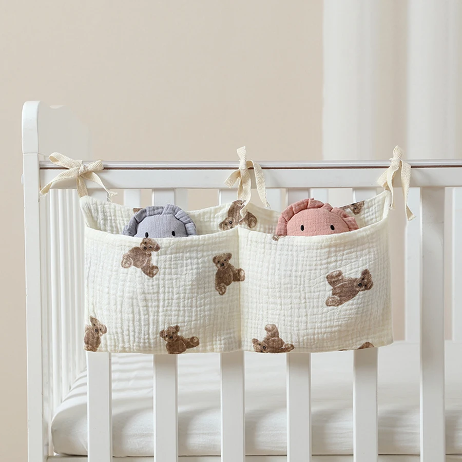 Babybett-Organizer, Kinderbett, Caddy, Bett, Aufbewahrungstasche, 2 Taschen, Nachttisch, Hängende Windel, Kinderzimmer, Spielzeug, Tasche, Windeln, Kinderwagen, Organisieren Babybett-Organizer, Kinderbett, Caddy, Bett, Aufbewahrungstasche, 2 Taschen, Nachttisch, Hängende Windel, Kinderzimmer, Spielzeug, Tasche, Windeln, Kinderwagen, Organisieren - Image 15