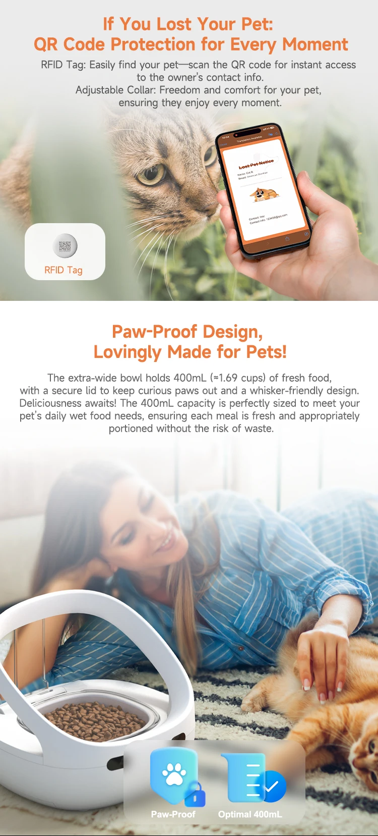 New Petoneer Nutricare Feeder Tailored For Multi-Pet Households Pet Feeder Cat And Dog Feeder With App Global Version New Petoneer Nutricare Feeder Tailored For Multi-Pet Households Pet Feeder Cat And Dog Feeder With App Global Version - Image 15