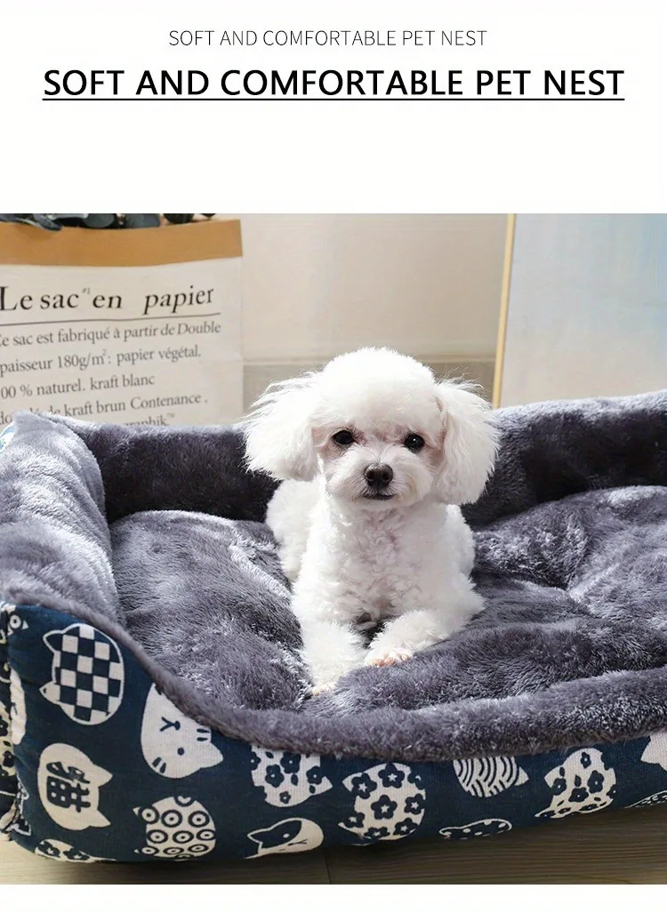 Pet Dog Bed, Sofa Cushion, Seasonal Pet Supplies, Soft And Comfortable Supplies, Large, Medium, And Small Household Cat Beds Pet Dog Bed, Sofa Cushion, Seasonal Pet Supplies, Soft And Comfortable Supplies, Large, Medium, And Small Household Cat Beds - Image 10
