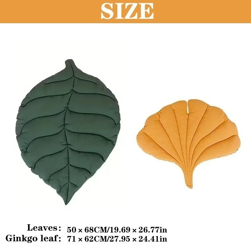 1/2Pcs Leaf Shaped Cat Bed And Pet Mat Soft Washable Reversible Non-Slip Cushion For Cats And Dogs Indoor Travel Camping Pet Bed 1/2Pcs Leaf Shaped Cat Bed And Pet Mat Soft Washable Reversible Non-Slip Cushion For Cats And Dogs Indoor Travel Camping Pet Bed - Image 6