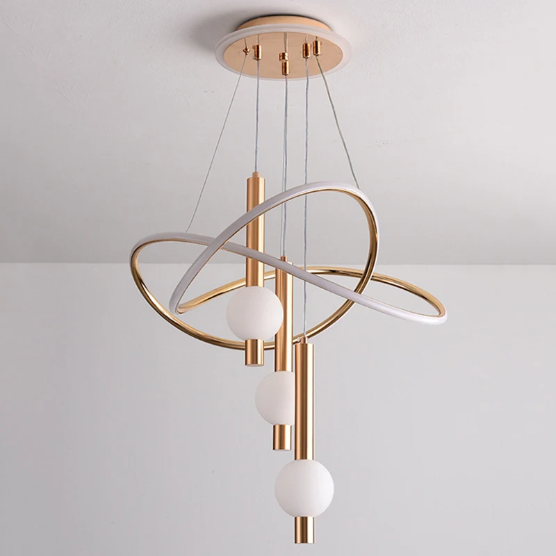 Moderne Led-Pendelleuchte, Kronleuchter Für Esszimmer, Wohnzimmer, Deckenleuchte, 3 Farben, Dimmbar, Innenbeleuchtung, Heimdekoration, Lampe Moderne Led-Pendelleuchte, Kronleuchter Für Esszimmer, Wohnzimmer, Deckenleuchte, 3 Farben, Dimmbar, Innenbeleuchtung, Heimdekoration, Lampe - Image 6