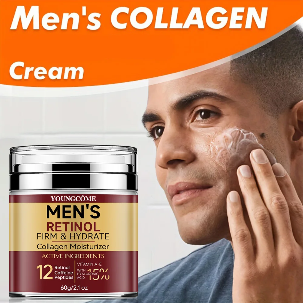 Männer Retinol Straffende Gesichtscreme Hautpflege Feuchtigkeitsspendende Kollagen Aufhellung Glatte Falten Gesichts Gesicht Männer Hautpflege Behandlung Männer Retinol Straffende Gesichtscreme Hautpflege Feuchtigkeitsspendende Kollagen Aufhellung Glatte Falten Gesichts Gesicht Männer Hautpflege Behandlung - Image 3