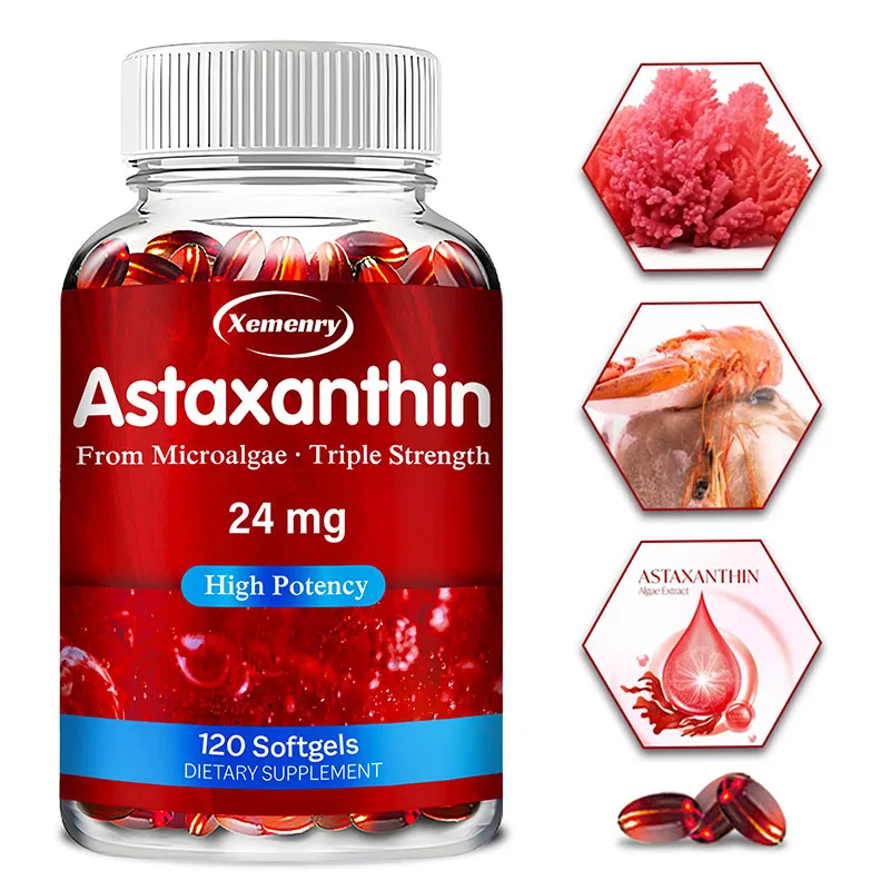 Astaxanthin 24Mg - Promotes Cardiovascular Health &Amp; Accelerates Metabolism Supporting Eye, Joint &Amp; Skin Health Astaxanthin 24Mg - Promotes Cardiovascular Health &Amp; Accelerates Metabolism Supporting Eye, Joint &Amp; Skin Health