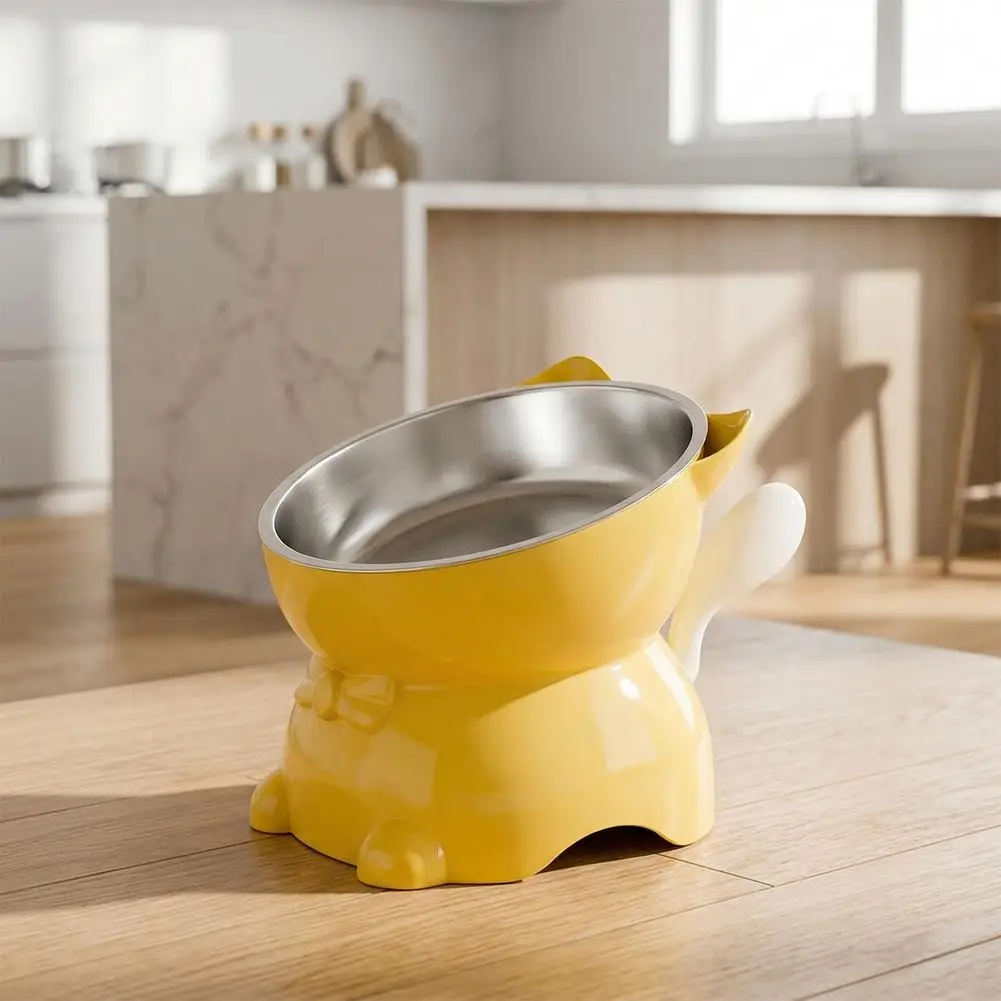 Stainless Steel Cat Bowl Anti-Spill Slanted Cat Food Food Water Dish For Cats Kitten Stainless Steel Cat Bowl Stainless Steel Cat Bowl Anti-Spill Slanted Cat Food Food Water Dish For Cats Kitten Stainless Steel Cat Bowl - Image 25