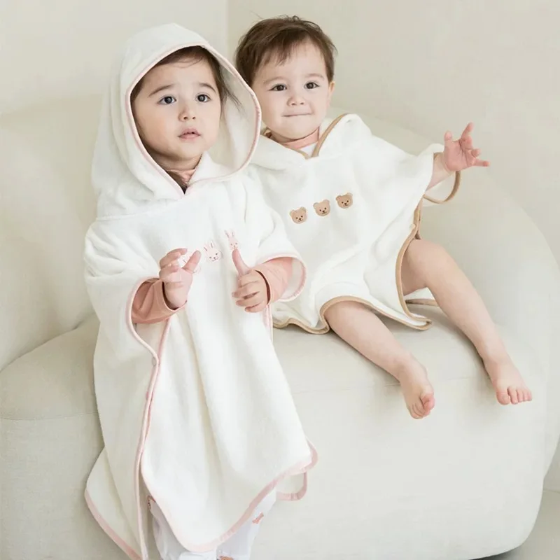 Baby Bath Towel Hooded Soft Coral Velvet Child Bathrobe Cute Cartoon Animal Warm Toddler Sleeping Swaddle Wrap Towel Blanket Baby Bath Towel Hooded Soft Coral Velvet Child Bathrobe Cute Cartoon Animal Warm Toddler Sleeping Swaddle Wrap Towel Blanket - Image 2