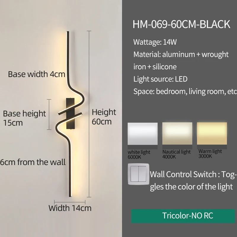 Moderne Led Wand Lampe Minimalistischen Schlafzimmer Nacht Wand Leuchte Led-Leuchten Für Wohnzimmer Tv Sofa Wohnkultur Hintergrund Wand Lampe Moderne Led Wand Lampe Minimalistischen Schlafzimmer Nacht Wand Leuchte Led-Leuchten Für Wohnzimmer Tv Sofa Wohnkultur Hintergrund Wand Lampe - Image 12