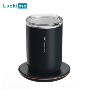 2-in-1-Kaffeetassenwärmer, automatischer magnetischer Rührbecher für Zuhause und Büro, USB, elektrischer Rührbecher, Getränkewärmer, Heizplatte