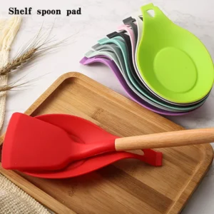 Silikon Löffel Rest Spachtel Halter Hitzebeständige Utensil Tischset Tablett Küche Werkzeuge