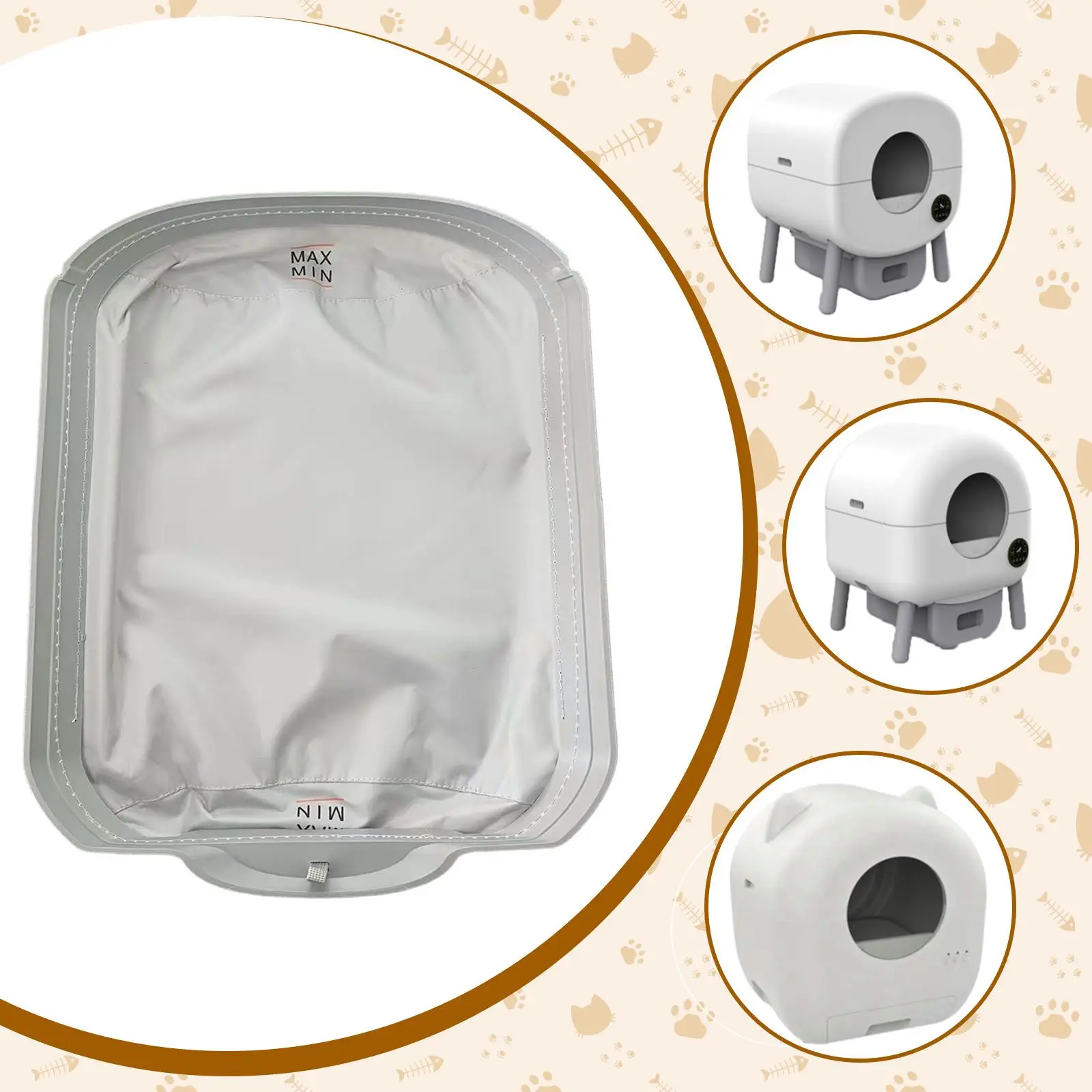 Cat Litter Box Liner Tray Easy Maintenance Practical Cat Litter Accessory Inner Mat Removable Liner Pet Cleaning Supplies Cat Litter Box Liner Tray Easy Maintenance Practical Cat Litter Accessory Inner Mat Removable Liner Pet Cleaning Supplies