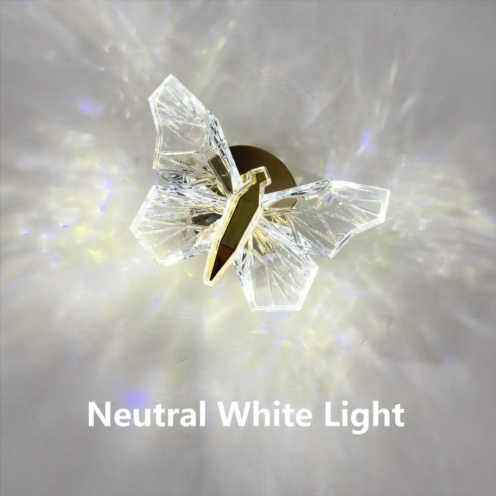 Led Butterfly Wandleuchte 360° ° Rotation Kreative Nordic Nacht Wandleuchte Flur Schlafzimmer Wohnzimmer Led Innen Luxus Beleuchtung Led Butterfly Wandleuchte 360° ° Rotation Kreative Nordic Nacht Wandleuchte Flur Schlafzimmer Wohnzimmer Led Innen Luxus Beleuchtung - Image 4