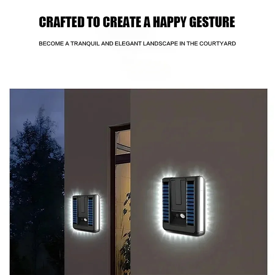 Faltbare Led 120 ° Solarleuchte Für Den Außenbereich, Wandleuchte, Wasserdicht, Strahler, Bewegungsmelder, Solar-3-Modi, Straßenlaterne, Gartendekoration Faltbare Led 120 ° Solarleuchte Für Den Außenbereich, Wandleuchte, Wasserdicht, Strahler, Bewegungsmelder, Solar-3-Modi, Straßenlaterne, Gartendekoration - Image 5