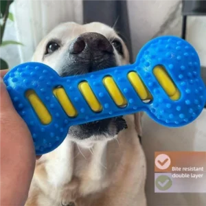 Haustier Hund Kauen Spielzeug Zähne Reinigung Molaren Stick Gummi Knochen Spielzeug Welpen Interaktive Stick Hund Kauen Biss Spielzeug