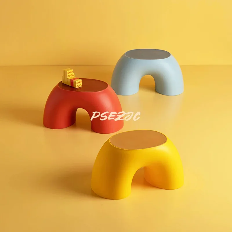Home Minimalist Surround Shaped Small Stool Decoration Home Circular Anti Slip Shoe Changing Stool Home Minimalist Surround Shaped Small Stool Decoration Home Circular Anti Slip Shoe Changing Stool - Image 5