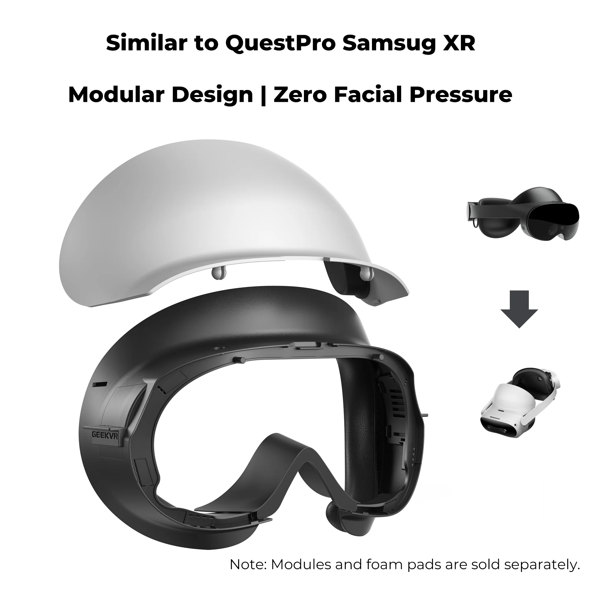 Geekvr Gesichtspolster Für Pico 4 Ultra – Gesichtsmaske Und Kopfband Für Pico 4/Pro Vr-Headset Geekvr Gesichtspolster Für Pico 4 Ultra – Gesichtsmaske Und Kopfband Für Pico 4/Pro Vr-Headset - Image 3