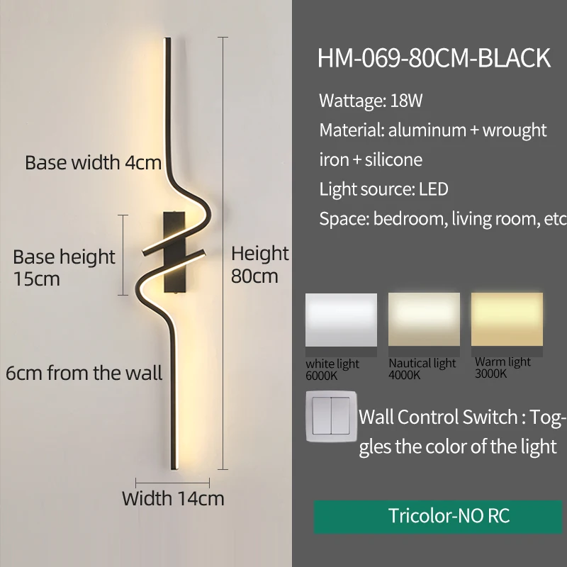 Moderne Led Wand Lampe Minimalistischen Schlafzimmer Nacht Wand Leuchte Led-Leuchten Für Wohnzimmer Tv Sofa Wohnkultur Hintergrund Wand Lampe Moderne Led Wand Lampe Minimalistischen Schlafzimmer Nacht Wand Leuchte Led-Leuchten Für Wohnzimmer Tv Sofa Wohnkultur Hintergrund Wand Lampe - Image 11