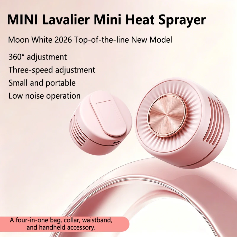 Lenovo Tragbarer Clip-Tischventilator 360° – Blattloser Usb-Mini-Ventilator Mit Akku Für Büro, Reisen Und Outdoor Lenovo Tragbarer Clip-Tischventilator 360° – Blattloser Usb-Mini-Ventilator Mit Akku Für Büro, Reisen Und Outdoor - Image 8