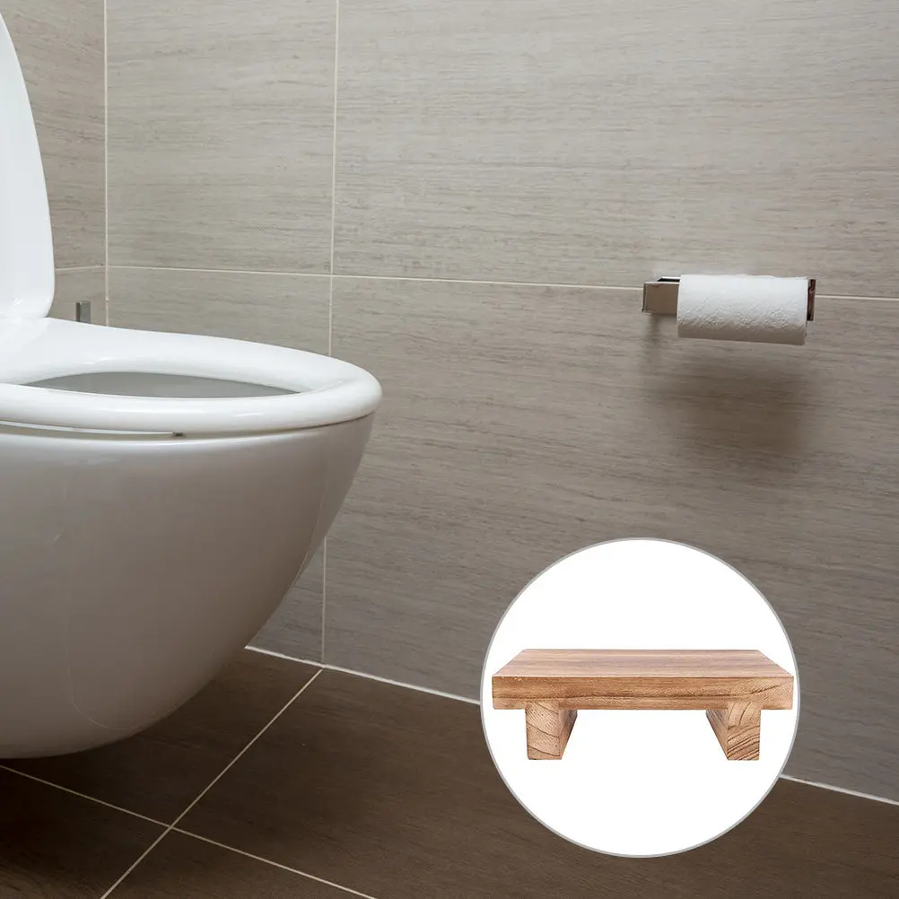 Sturdy Wooden Step Stool Design For Bedroom Living Room Entryway Safety Support Household Utility Stepping Stool Bench Sturdy Wooden Step Stool Design For Bedroom Living Room Entryway Safety Support Household Utility Stepping Stool Bench - Image 2