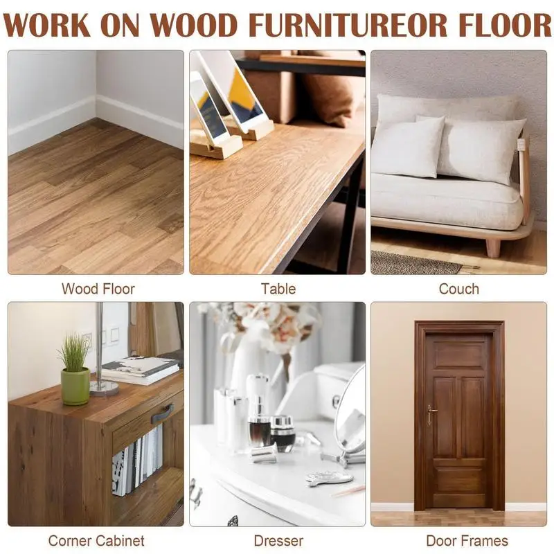 Wood Filler Furniture Repair Wood Furniture Scratch Filler Marker Furniture Scratch Repair Paste Floor Scratch Remover Wood Filler Furniture Repair Wood Furniture Scratch Filler Marker Furniture Scratch Repair Paste Floor Scratch Remover - Image 6