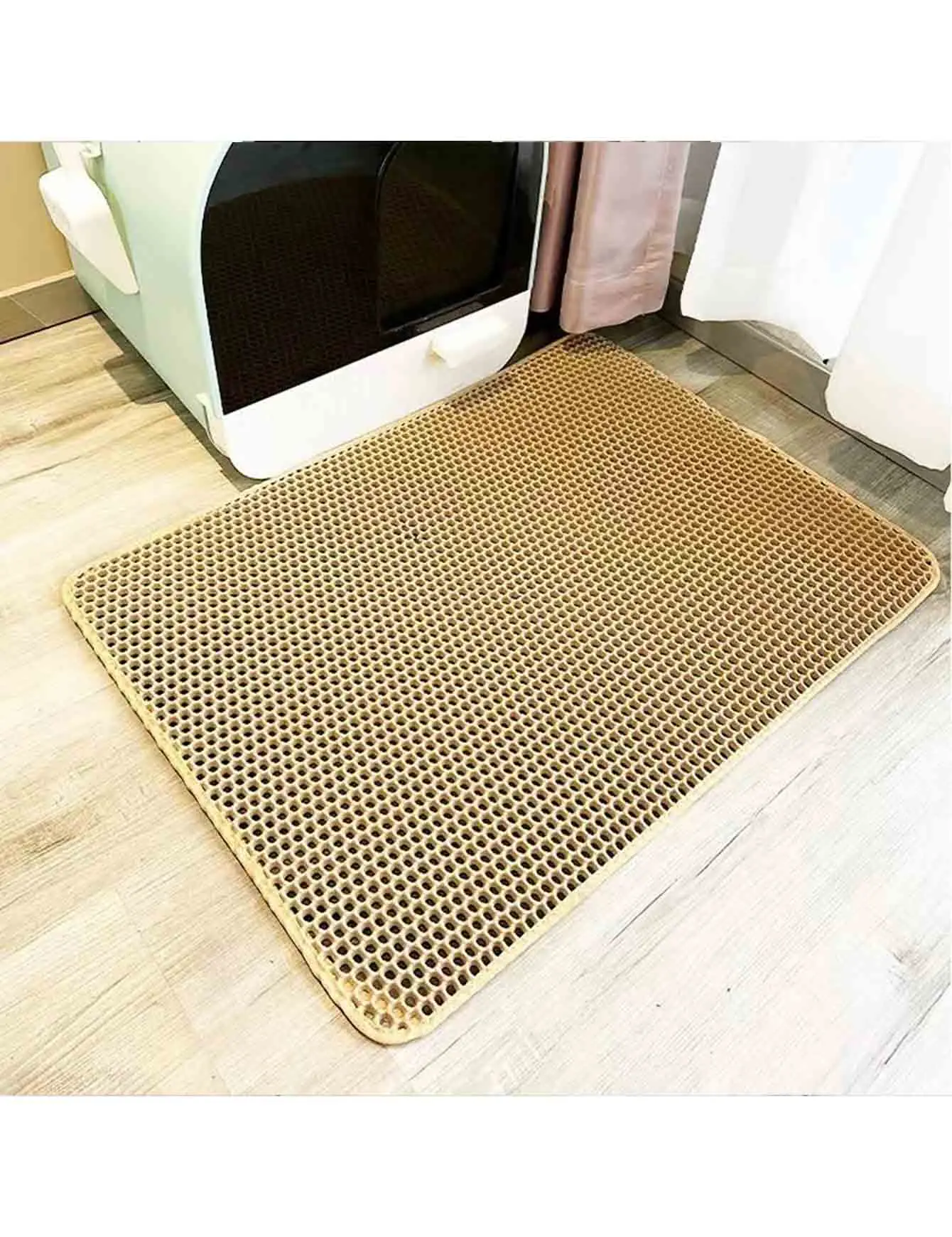 Cat Litter Mat Double Layer Pet Non Slip Big Pet Litter Box Filter Matwear Resistant Waterproof Anti-Slip Cat Litter Mat Cat Litter Mat Double Layer Pet Non Slip Big Pet Litter Box Filter Matwear Resistant Waterproof Anti-Slip Cat Litter Mat - Image 6