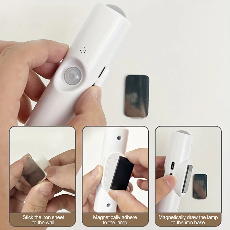 Intelligente Sensor-Wandleuchte Usb-Aufladbar Bewegungsmelder Nachtlicht Led Magnetischer Strahler Für Schlafzimmer Flur Treppe Intelligente Sensor-Wandleuchte Usb-Aufladbar Bewegungsmelder Nachtlicht Led Magnetischer Strahler Für Schlafzimmer Flur Treppe - Image 6