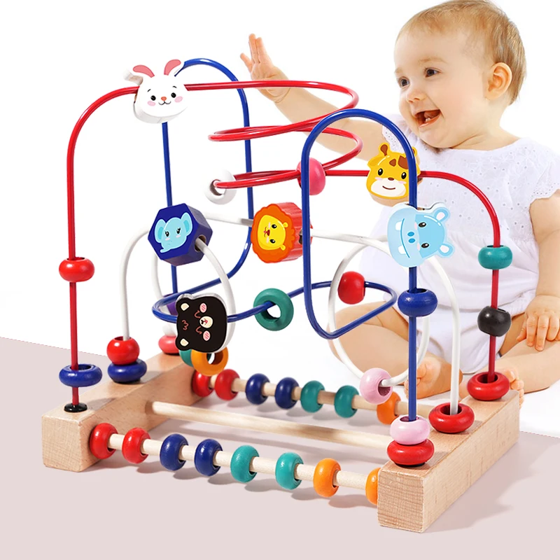 Baby Toddler Early Education Intelligence Building Blocks Beads Attention Span Toys For Boys And Girls Ages 1 To 3 Baby Toddler Early Education Intelligence Building Blocks Beads Attention Span Toys For Boys And Girls Ages 1 To 3