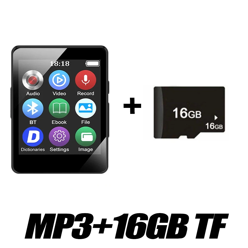 Tragbarer Mp3-Player Mit Bluetooth 5.0 – Mini-Musikplayer Mit Bildschirm, Avi-Videowiedergabe, Fm-Radio, Aufnahmefunktion Und Sport-Design Tragbarer Mp3-Player Mit Bluetooth 5.0 – Mini-Musikplayer Mit Bildschirm, Avi-Videowiedergabe, Fm-Radio, Aufnahmefunktion Und Sport-Design - Image 11