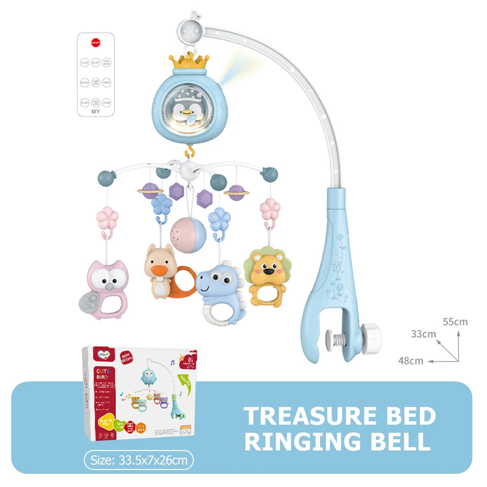 Baby Crib Mobile With Projector And Night Light, Remote Control Musical Rotating Toy With Soothing Lullabies For Newborns Baby Crib Mobile With Projector And Night Light, Remote Control Musical Rotating Toy With Soothing Lullabies For Newborns - Image 8