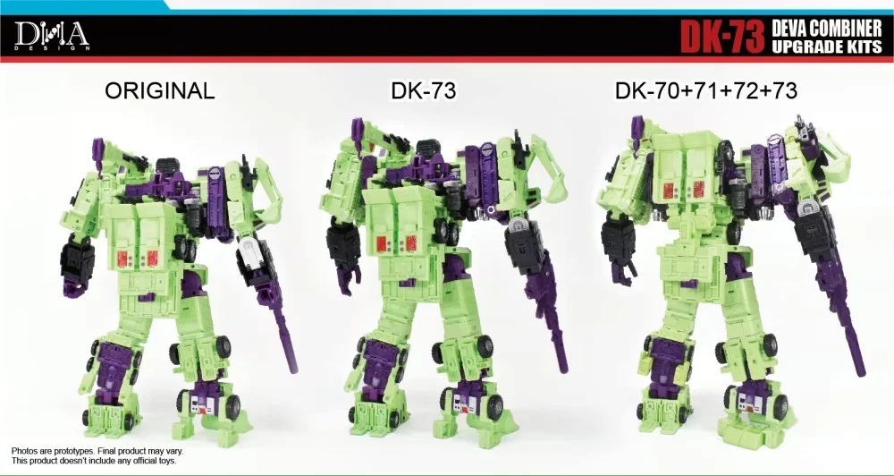 With Bonus! Dna Dk-73 Deva Combiner Upgrade Kits For Studio Series Ss86 Devastator Abs Model Injection Molded Accessories With Bonus! Dna Dk-73 Deva Combiner Upgrade Kits For Studio Series Ss86 Devastator Abs Model Injection Molded Accessories - Image 3