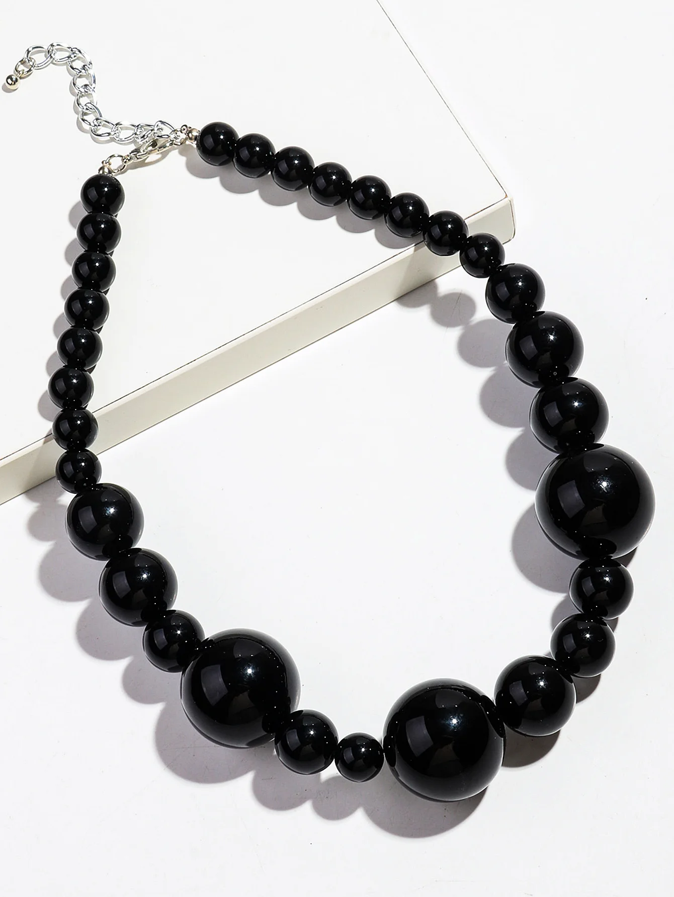 Neue Übertriebene Große Runde Perlen Halsband Halskette Für Frauen Punk Gothic Handgemachte Aussage Halskette Party Schmuck Geschenk Kragen Neue Übertriebene Große Runde Perlen Halsband Halskette Für Frauen Punk Gothic Handgemachte Aussage Halskette Party Schmuck Geschenk Kragen - Image 4
