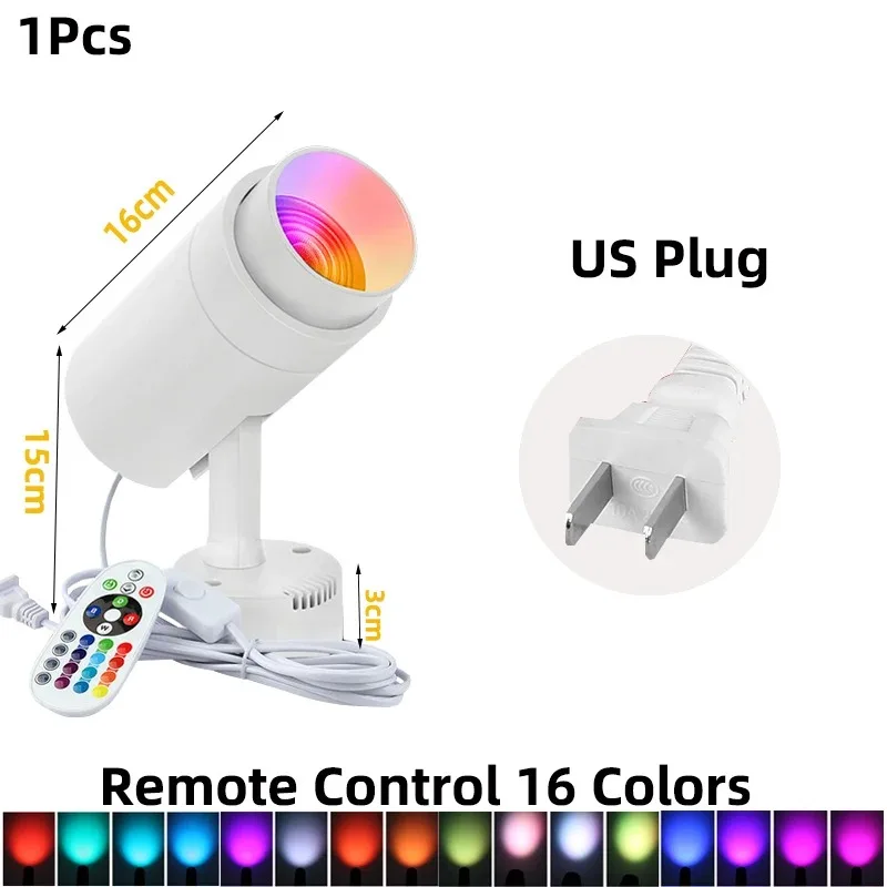 Bühnen Led Strahler Rgb Mit Fernbedienung – Einstellbare Atmosphärenbeleuchtung Für Ktv, Bar, Disco Und Zuhause Bühnen Led Strahler Rgb Mit Fernbedienung – Einstellbare Atmosphärenbeleuchtung Für Ktv, Bar, Disco Und Zuhause - Image 9