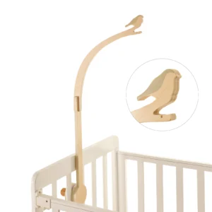 Baby Holz kleine Birdie Bett Glocke Halterung Cartoon Krippe Bett Glocke mobile hängende Rassel Spielzeug Kleiderbügel Baby Krippe Dekoration Access ori