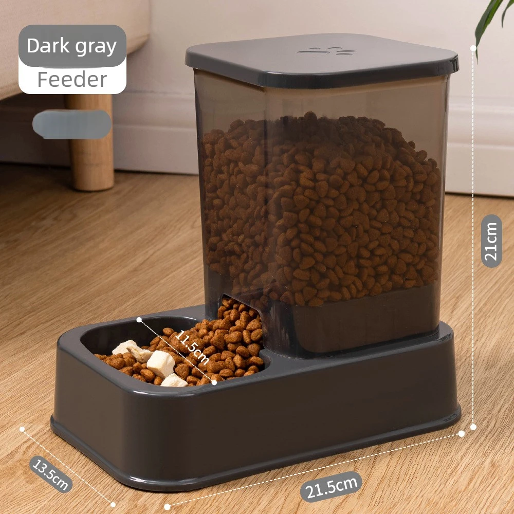 1 Stück Automatischer Katzen- Und Hundefutterautomat Mit Wasserspender, Tierfutterschüssel Ohne Batterie, Fütterungs- Und Tränkezubehör Für Haustiere 1 Stück Automatischer Katzen- Und Hundefutterautomat Mit Wasserspender, Tierfutterschüssel Ohne Batterie, Fütterungs- Und Tränkezubehör Für Haustiere - Image 7