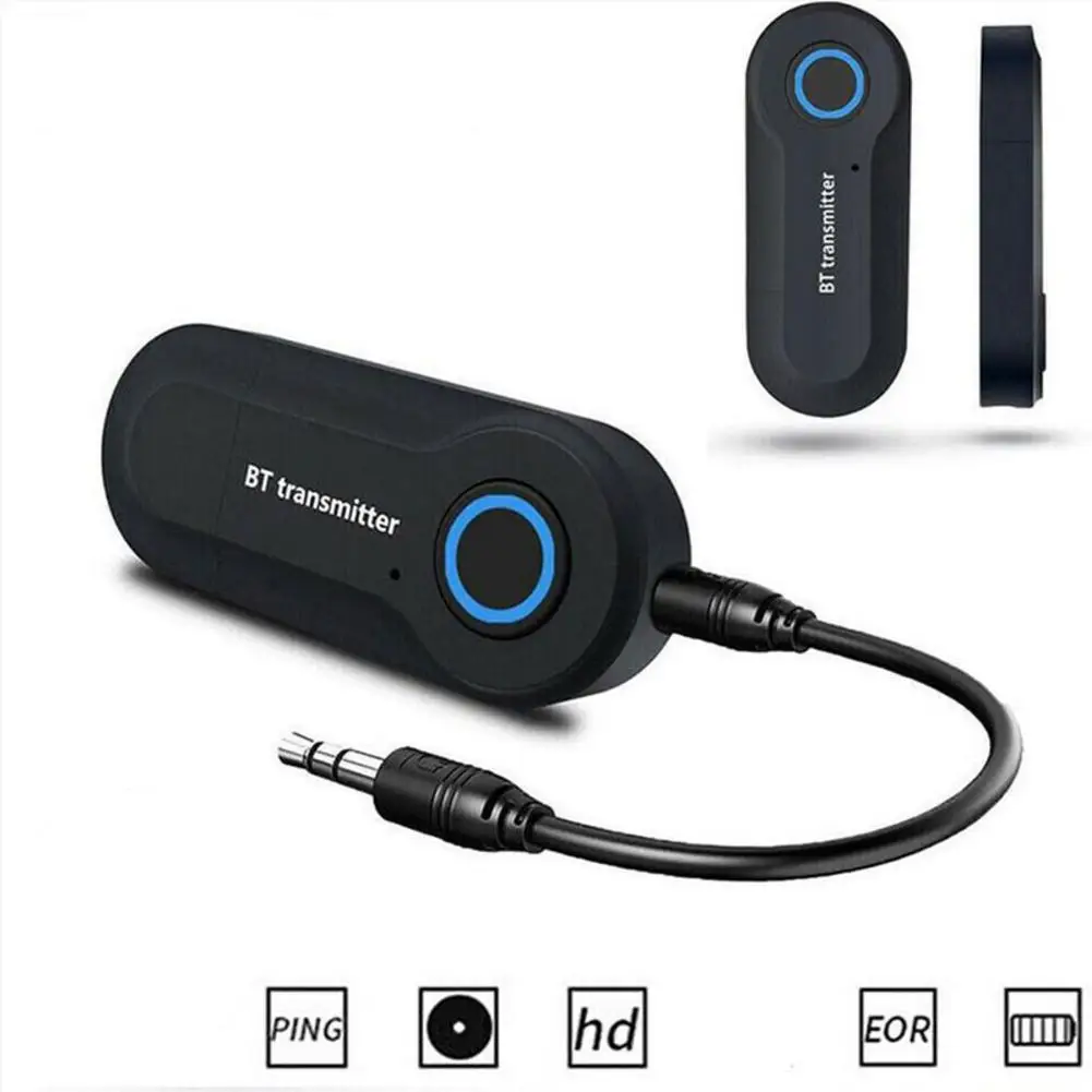 Bluetooth-Sender Mit 3,5-Mm-Buchse – Kabelloser Stereo-Audio-Adapter Für Pc, Tv, Kopfhörer &Amp; Lautsprecher Bluetooth Sender