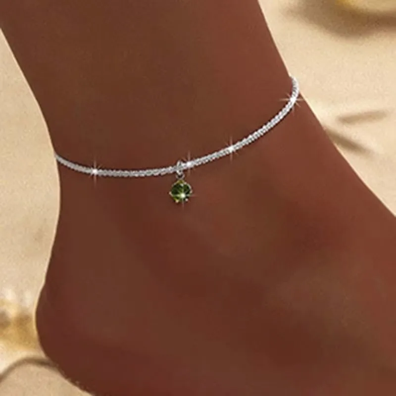 Funkelnde Dünne Kette Fußkettchen Für Frauen Zirkon Herz Kreuz Anhänger Doppelschicht Armband Am Bein Fuß Trendiger Sommer Strand Schmuck Funkelnde Dünne Kette Fußkettchen Für Frauen Zirkon Herz Kreuz Anhänger Doppelschicht Armband Am Bein Fuß Trendiger Sommer Strand Schmuck - Image 11