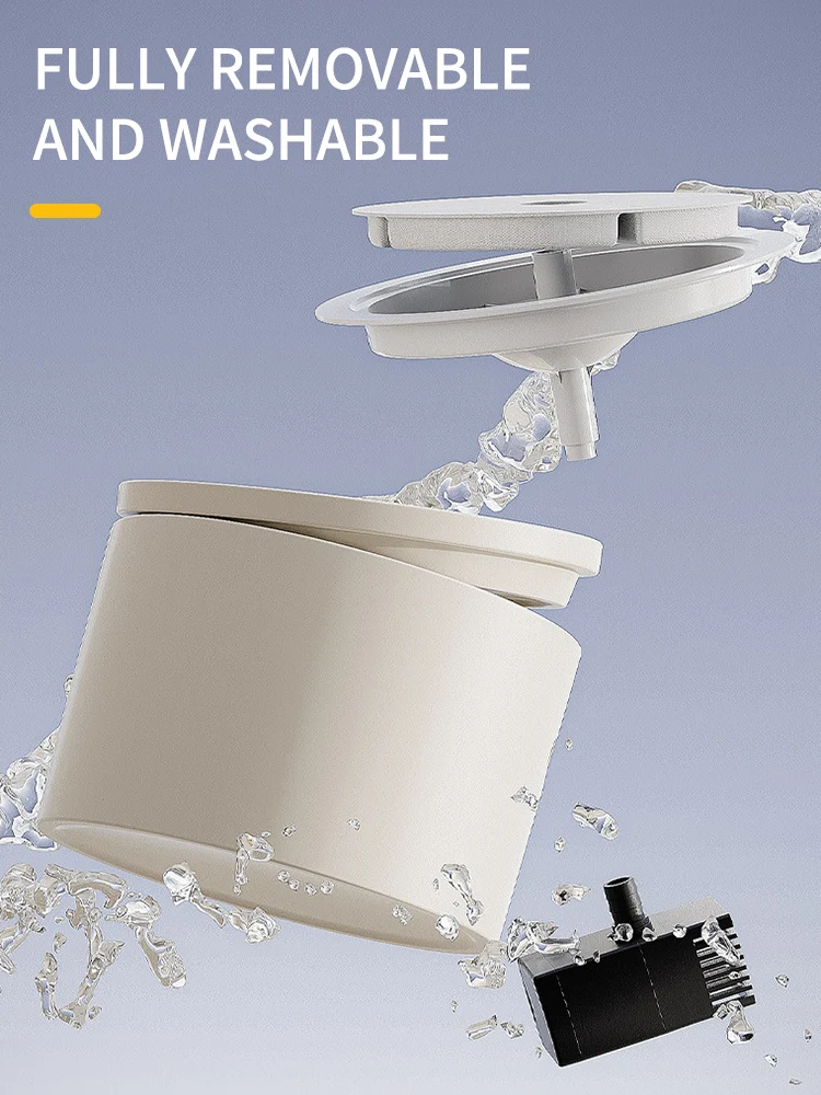 Water Dispenser Cat Automatic Water Dispenser, Pet Ceramic Bowl, Dog Bowl Water Dispenser, Circulation And Flow Water Dispenser Cat Automatic Water Dispenser, Pet Ceramic Bowl, Dog Bowl Water Dispenser, Circulation And Flow - Image 11