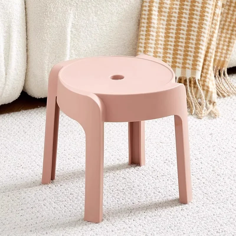 Luxury Household Foot Stool Plastic Fashion Designer Entryway Bench Stool Adults Creative Leisure Tabouret Unique Furniture Luxury Household Foot Stool Plastic Fashion Designer Entryway Bench Stool Adults Creative Leisure Tabouret Unique Furniture - Image 11